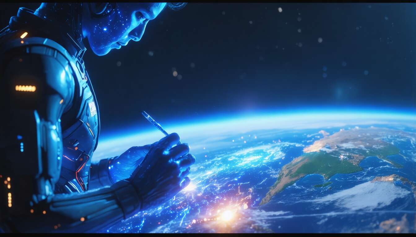 挿絵：仮想宇宙の創造