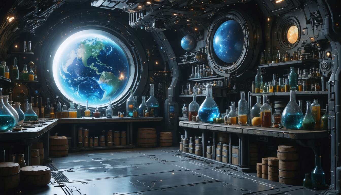 挿絵：外宇宙から見た仮想宇宙
