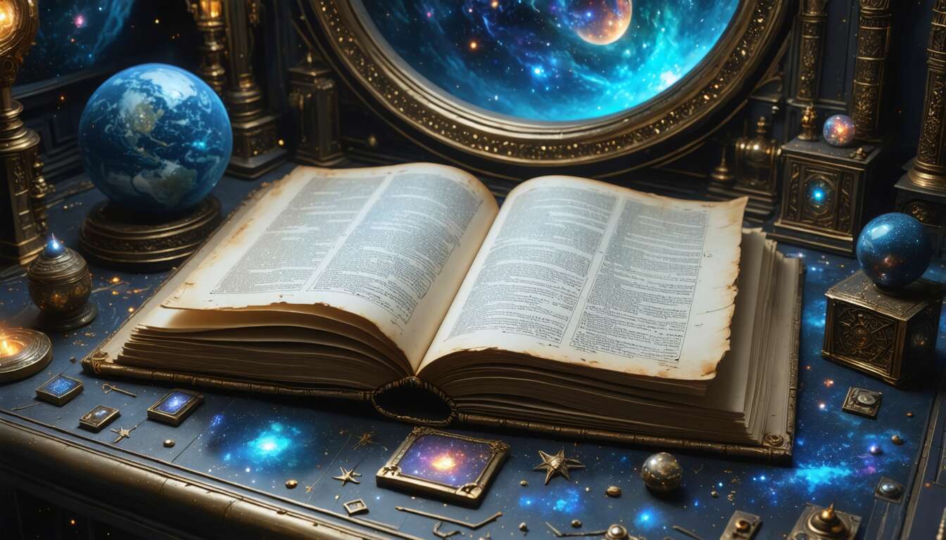 挿絵：宇宙の技術書